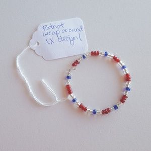 handmade patriot wire bracelet design 1
